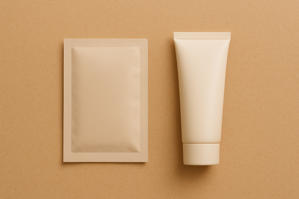 بسته بندی آرایشی بهداشتی ساشهای